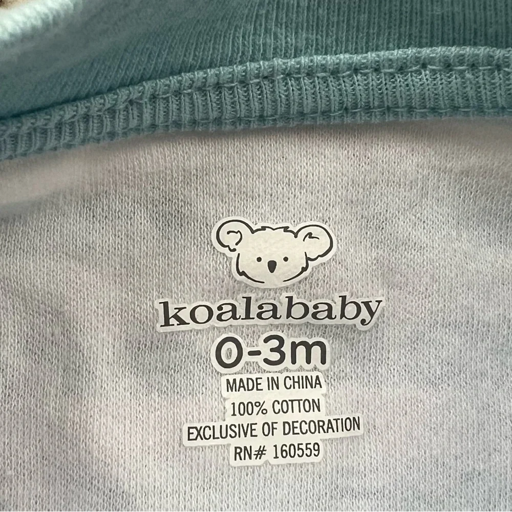 NWT Koala Baby set of two sleepers size 0-3 months.
